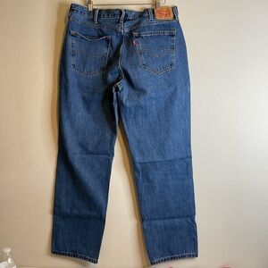 Levi's 550 Relaxed Fit Medium Wash Men's Blue‎ Jeans 100% Cotton Size 38x34